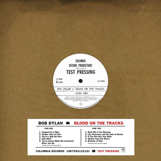 血淚交織 紐約測試帶 Blood On The Tracks - Original New York Test Pressing (2019 RSD LP黑膠)