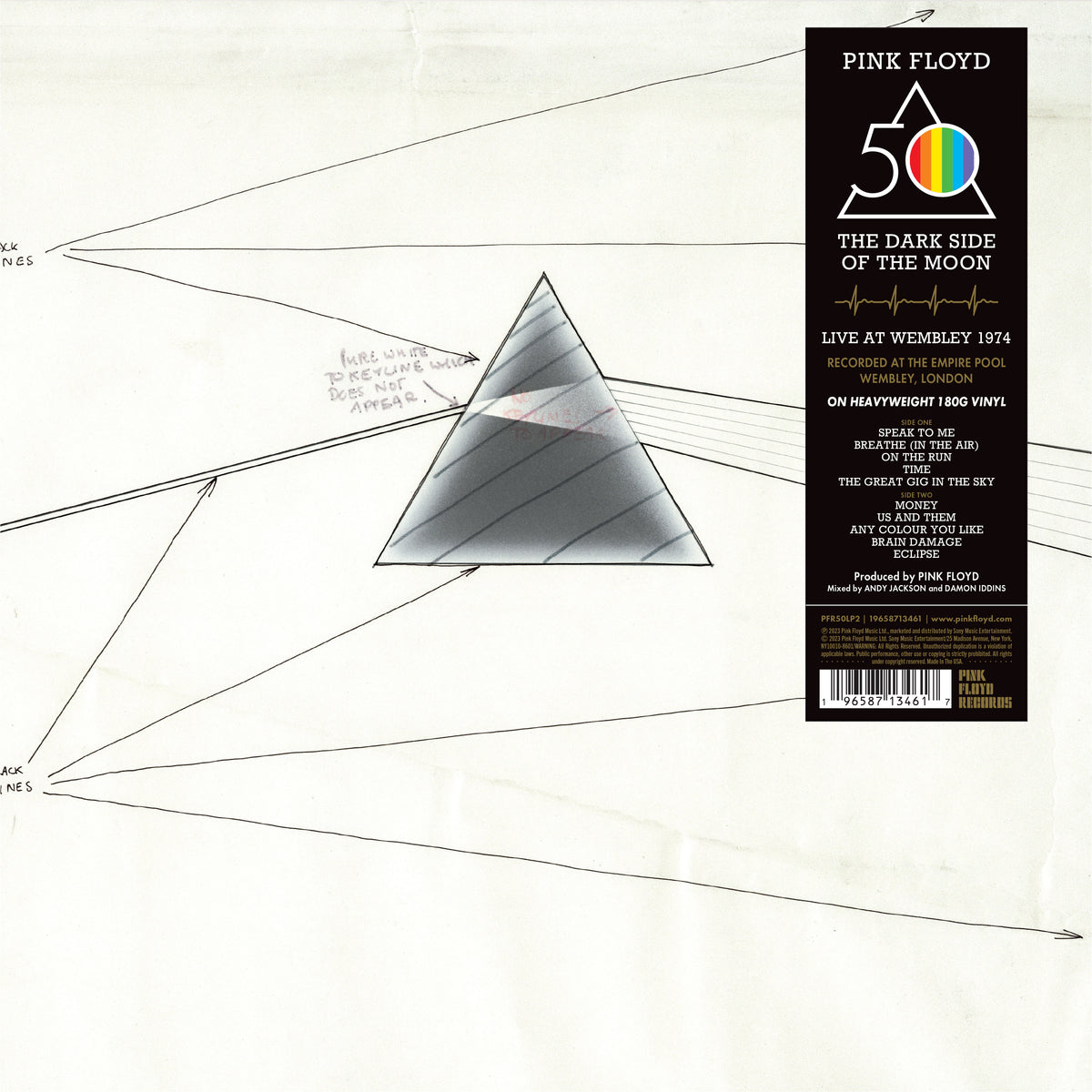 月之暗面：1974年溫布利球場LIVE實況(黑膠) The Dark Side Of The Moon - Live At Wembley, 1974 (Vinyl)
