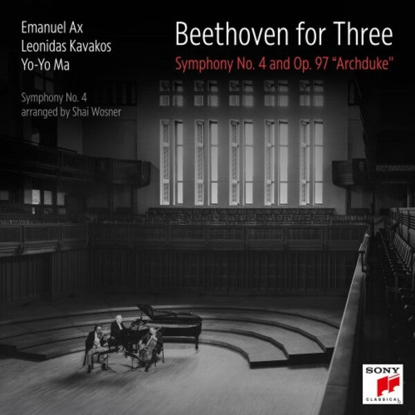 貝多芬三人行~第四號交響曲: 《大公》鋼琴三重奏 Beethoven for Three: Symphony No. 4 and Op. 97 ＂Archduke＂ /