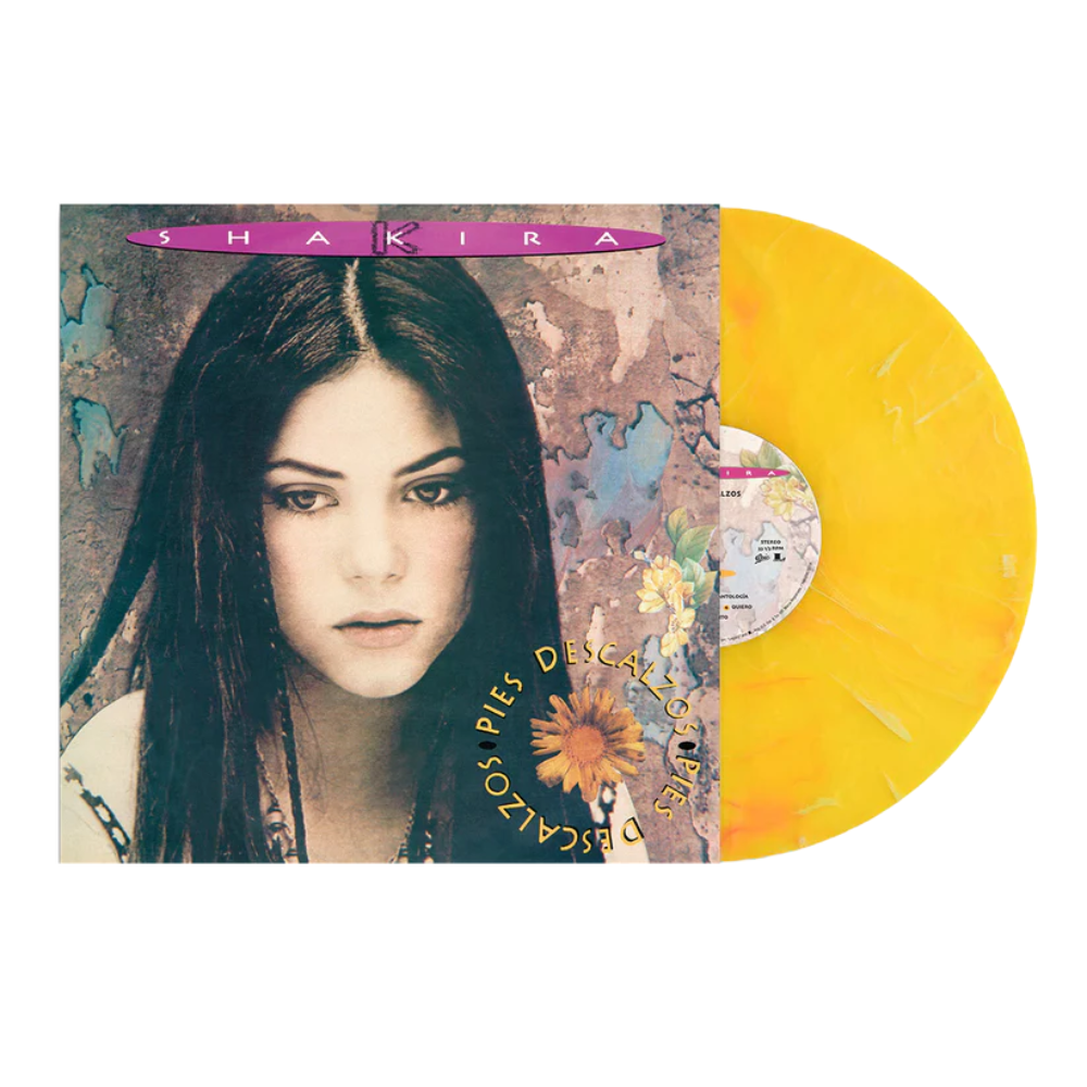 赤足而行 Pies Descalzos (黃紅混色大理石彩膠 Yellow with Red Swirl Marble Vinyl)