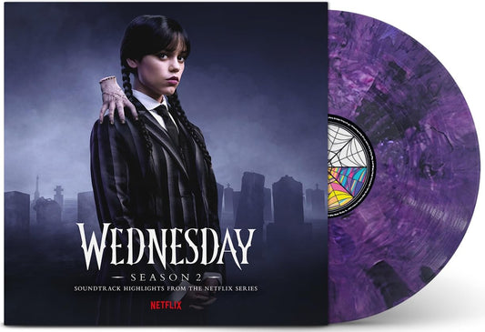 星期三 第二季精選輯 Wednesday: Season 2 (Soundtrack Highlights from the Netflix Series) (Purple and Black Vinyl)
