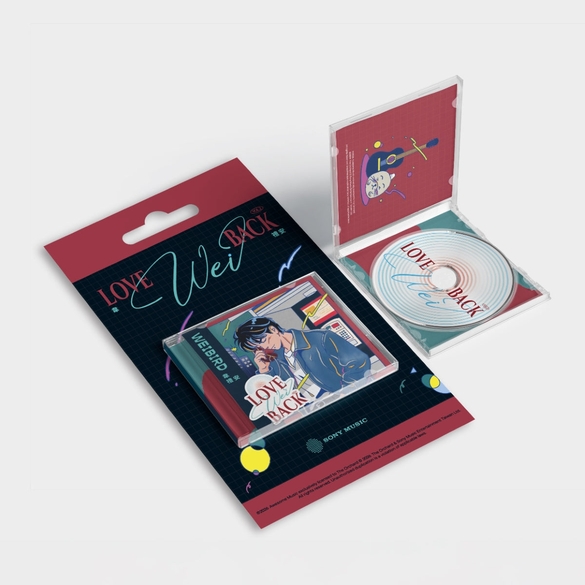 Hi, WEI 迷戀CD 造型NFC感應吊飾 Hi, WEI “Mi-Lian” CD-Inspired NFC Pendant